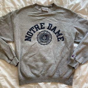 Vintage Notre Dame Champion Crewneck in Medium